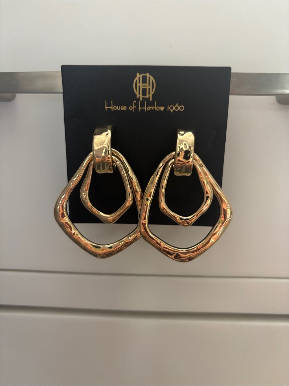 House of Harlow 1960 Gold Toned Earrings